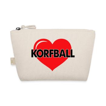LOVE KORFBALL - Organic Pouch - nature - Front