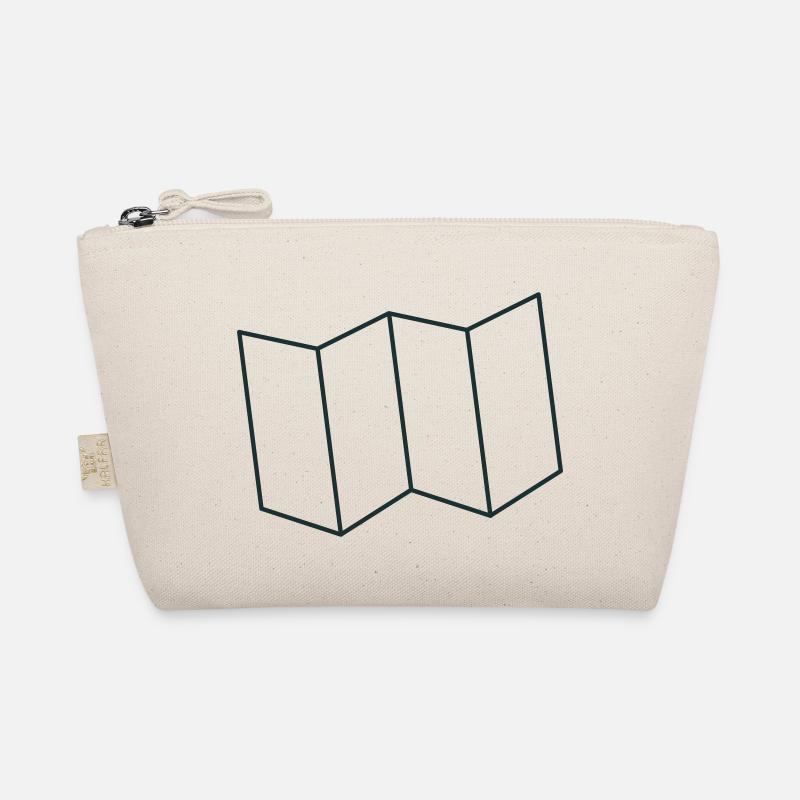 plis de contour de carte pliés Trousse biologique
