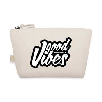 "Good Vibes" with diStefano - Bio-Täschchen - Natur - Vorne