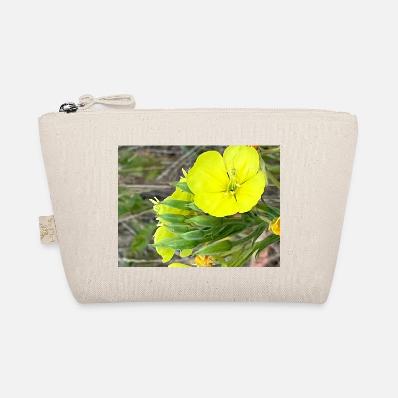 Gelbe Blume - Bio-Täschchen - Natur