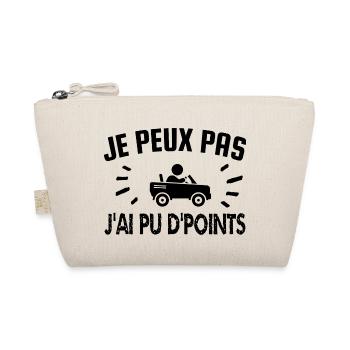 je peux pas j'ai pu de points - Trousse biologique - nature - Devant