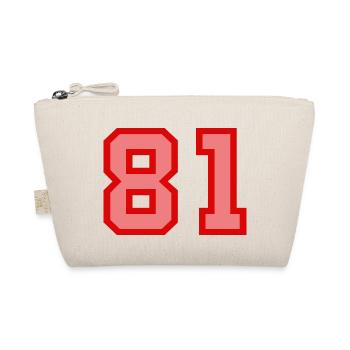 Cool Retro Retrostyle Jersey Number Back Number - Organic Pouch - nature - Front