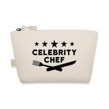 Chef célèbre (cinq étoiles, fourchette, couteau) - Trousse biologique - nature - Devant