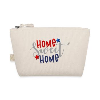 home sweet home 4th Of July America - Organic Pouch - nature - Front