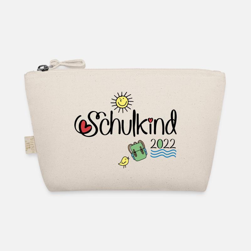 Schulkind 2022 - Bio-Täschchen - Natur