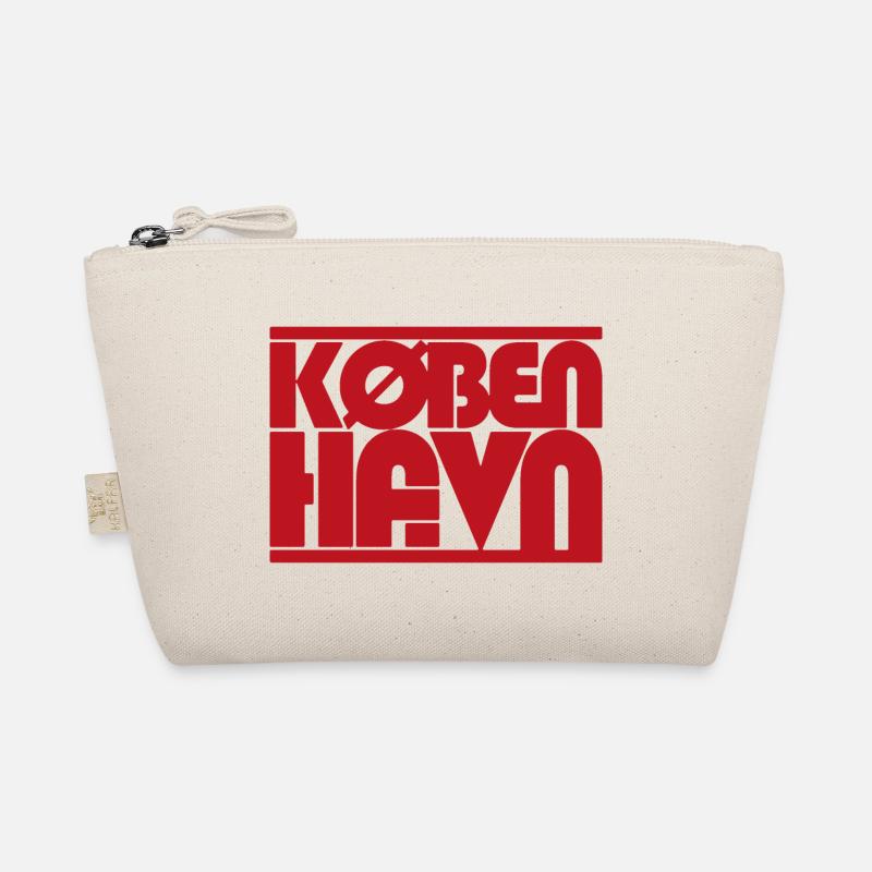 Copenhagen Denmark Typography Design Description Organic Pouch