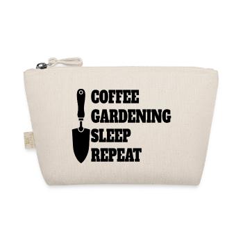 Garten Kaffee Obstgarten Cafe Gärtner Hobbygärtner - Bio-Täschchen - Natur - Vorne