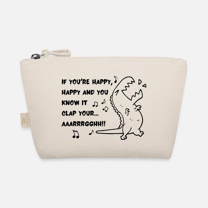 T REX CLAP HAND Organic Pouch