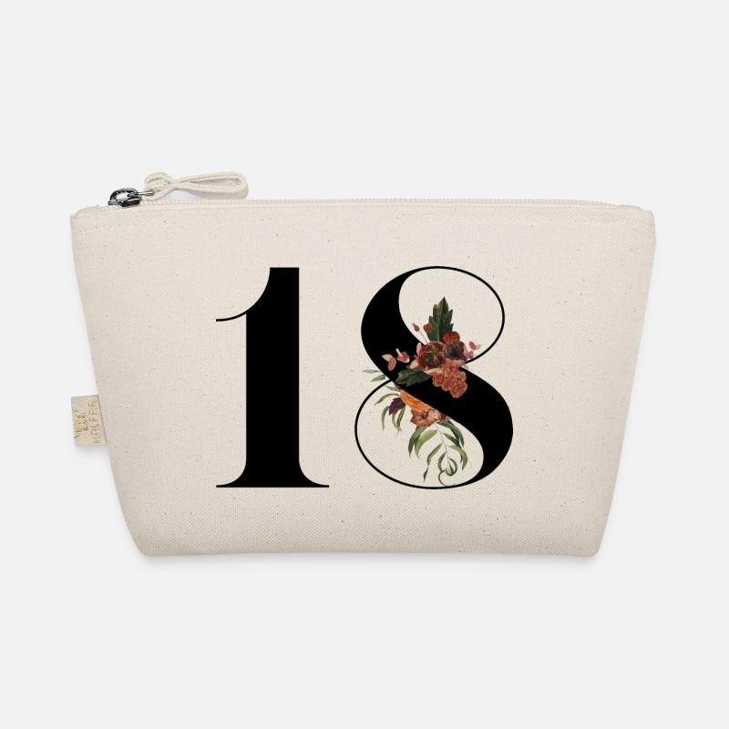 18e anniversaire fleuris (Cadeau de 18 ans) Trousse biologique