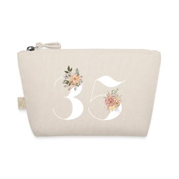 35th Anniversary Flowers (Gift of 35 years) - Organic Pouch - nature - Front