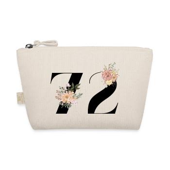 72e anniversaire fleuris (Cadeau de 72 ans) - Trousse biologique - nature - Devant