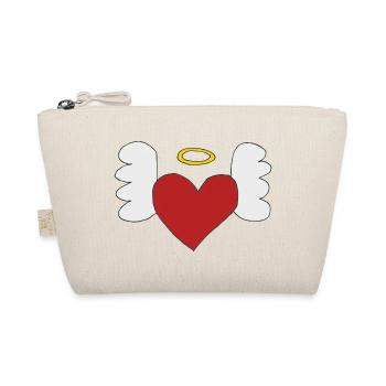 cœur avec des ailes - Trousse biologique - nature - Devant