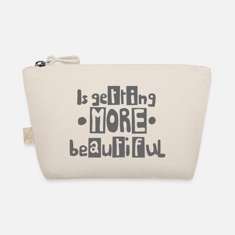 wird schöner grau Bio-Täschchen