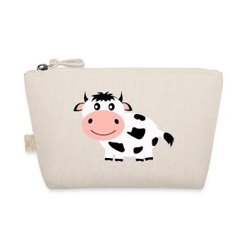 Cow black and white comic - Organic Pouch - nature - Front