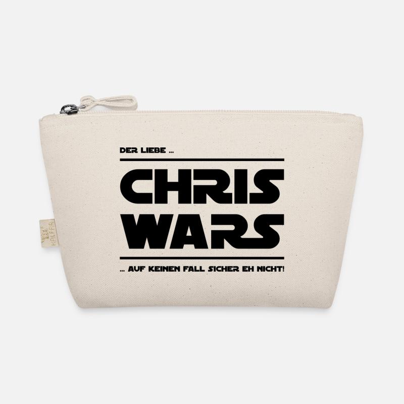 CHRIS WARS AUF KEINEN FALL SICHER EH NICHT - Bio-Täschchen - Natur