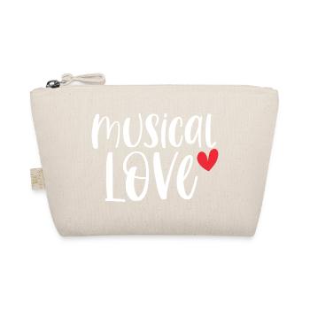 Musical Love Theater Drama Broadway Gift - Organic Pouch - nature - Front