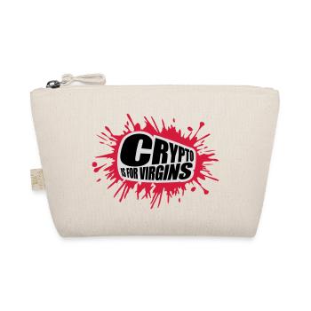 crypto is for virgins - Organic Pouch - nature - Front