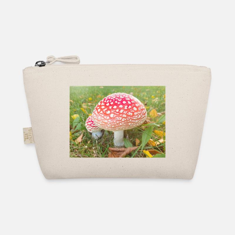 fly agaric also toadstool (in german Fliegenpilz) Bio-Täschchen