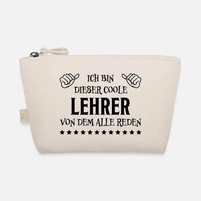 Lehrer Lustige Spruch Unterricht Lehrer Geschenk - Bio-Täschchen - Natur