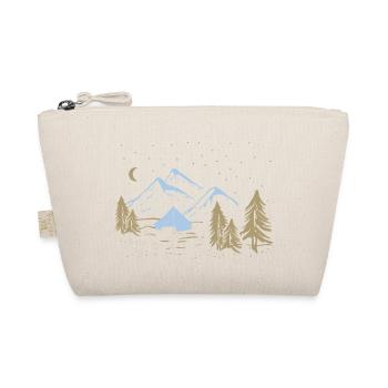 Gift idea - Camping Camper camping Nature - Organic Pouch - nature - Front