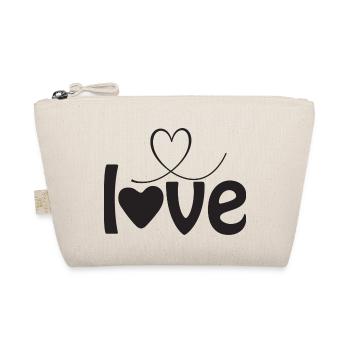 J’adore la Saint-Valentin - Trousse biologique - nature - Devant