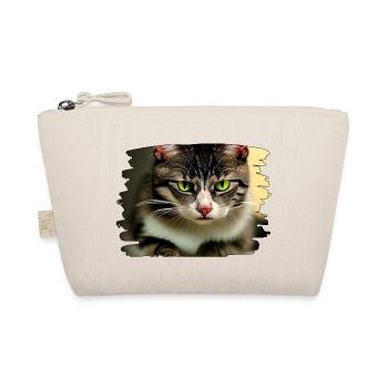 Cracy cat 6 - Organic Pouch - nature - Front