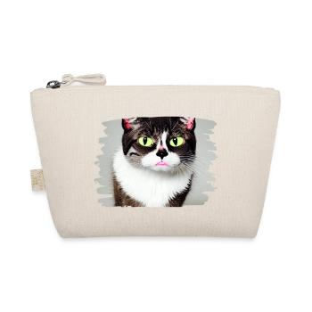 Cracy cat 3 - Organic Pouch - nature - Front