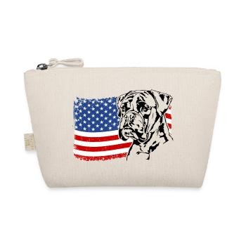 BOXER America Flag Dogs Dog Wilsigns - Trousse biologique - nature - Devant
