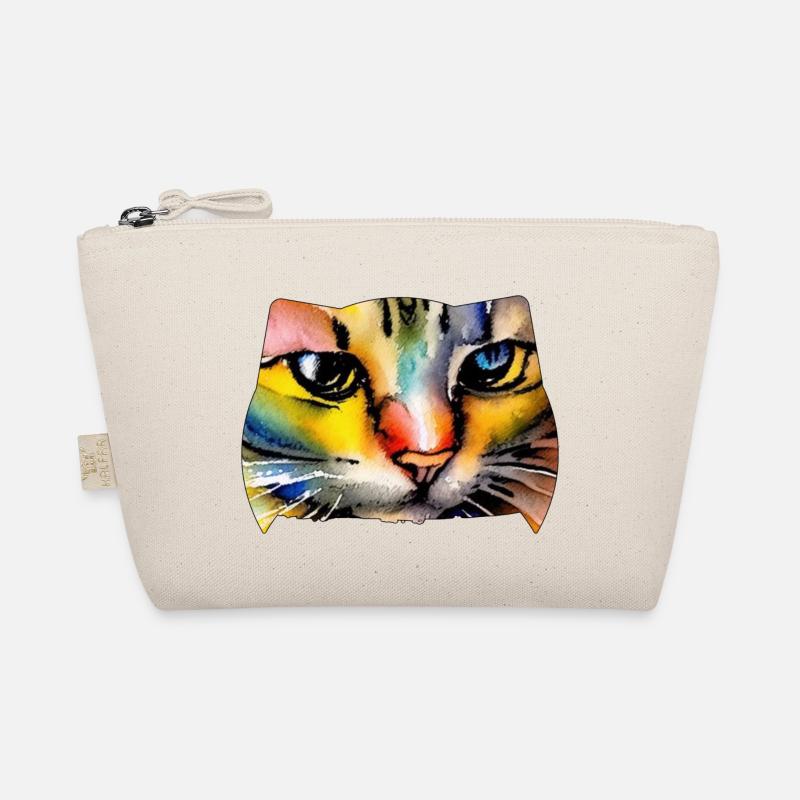 Katzengesicht 7 Bio-Täschchen