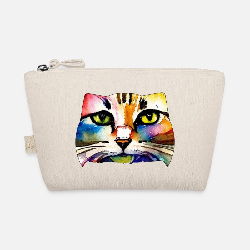 Cat face 7 Organic Pouch