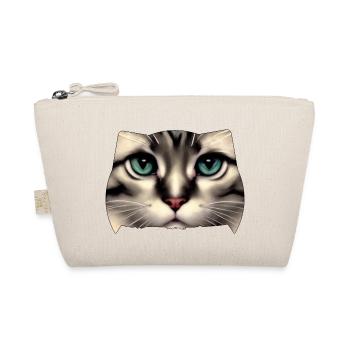 Cat face - Organic Pouch - nature - Front