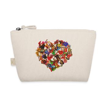 J'aime la musique - Trousse biologique - nature - Devant