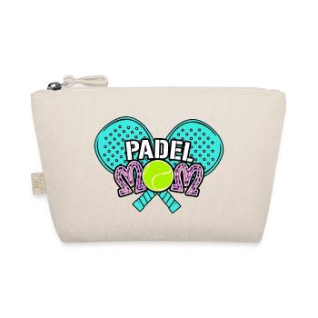 Padel Paddel Schläger Tennis Sport I Geschenk - Bio-Täschchen - Natur - Vorne
