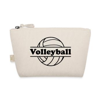Blank Ball, Volleyball mit Bar mit der Aufschrift Full - Bio-Täschchen - Natur - Vorne