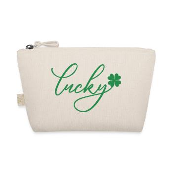 St. Patrick’s Day Gift Shamrock Men, Women, Kids - Organic Pouch - nature - Front