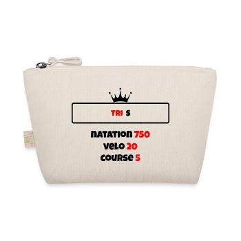 T shirt triathlon Distance S Noir - Trousse biologique - nature - Devant