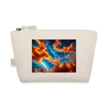 blue red sky with a creature generated ai - Organic Pouch - nature - Front