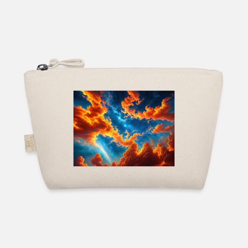 Ciel bleu rouge avec une créature générée par l’IA Trousse biologique