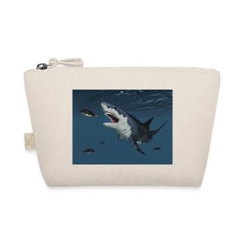 Great white shark on the hunt - Organic Pouch - nature - Front
