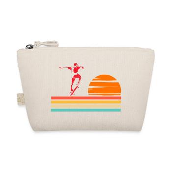 Skateboard Cool Skater Boy Sunset - Trousse biologique - nature - Devant