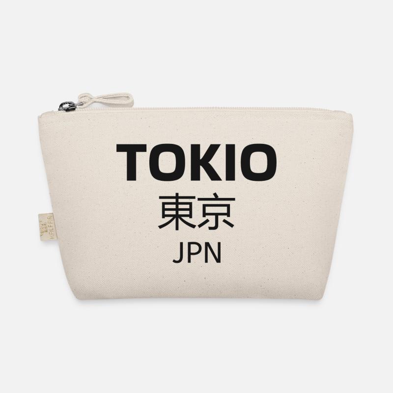 Tokio JPN grau Bio-Täschchen