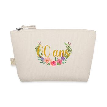 fleurs anniversaire 60ans - Trousse biologique - nature - Devant