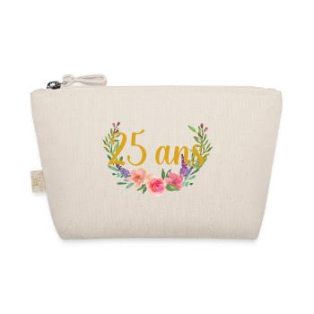fleurs anniversaire 25ans - Trousse biologique - nature - Devant