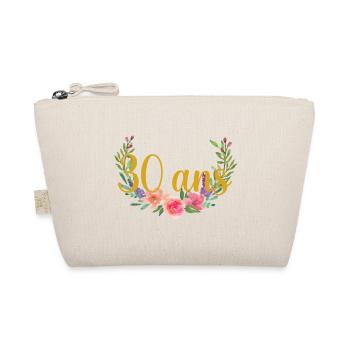 fleurs anniversaire 30 ans - Trousse biologique - nature - Devant
