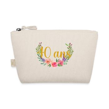 40 ans annivesraire floral - Trousse biologique - nature - Devant