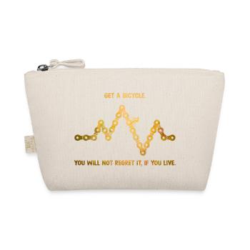 Get a Bicycle - Organic Pouch - nature - Front