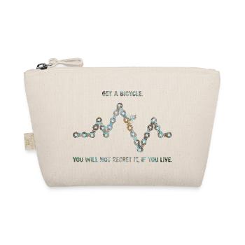 Get a Bicycle - Organic Pouch - nature - Front