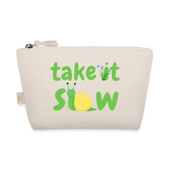 take it slow - Organic Pouch - nature - Front
