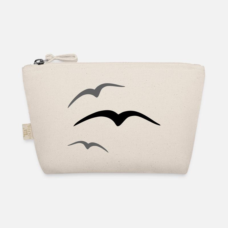 Vogel 3 Bio-Täschchen