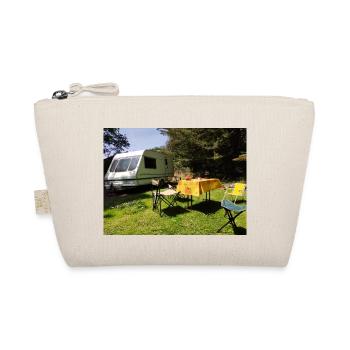 Wohnwagen in der Sonne - Bio-Täschchen - Natur - Vorne